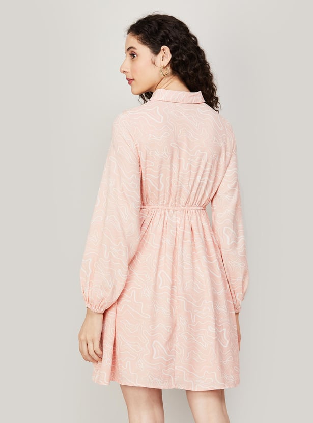 VERO MODA Women Printed A-Line Dress