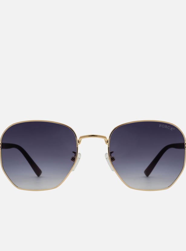 FORCA Men Solid UV-Protected Geometric Sunglasses - FR-GE-1059-C04