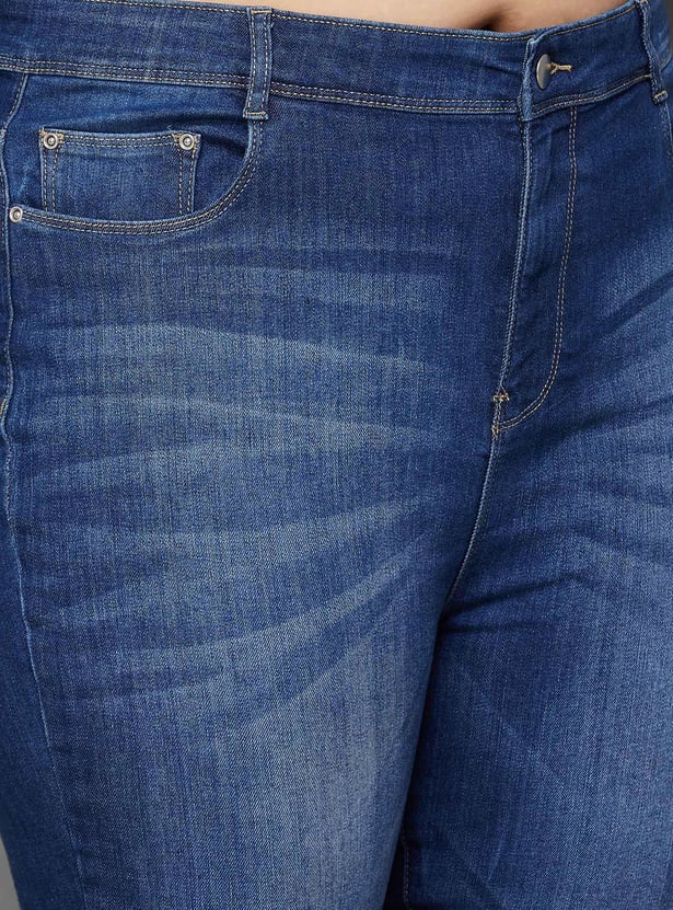 NEXUS Women Darkwashed Skinny Fit Jeans
