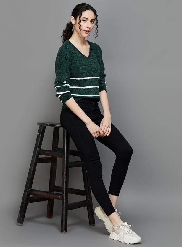 FAME FOREVER Women Knitted Sweater