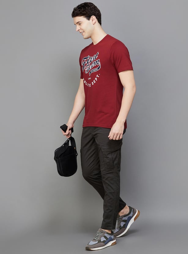 FAME FOREVER Solid Slim Tapered Cargos