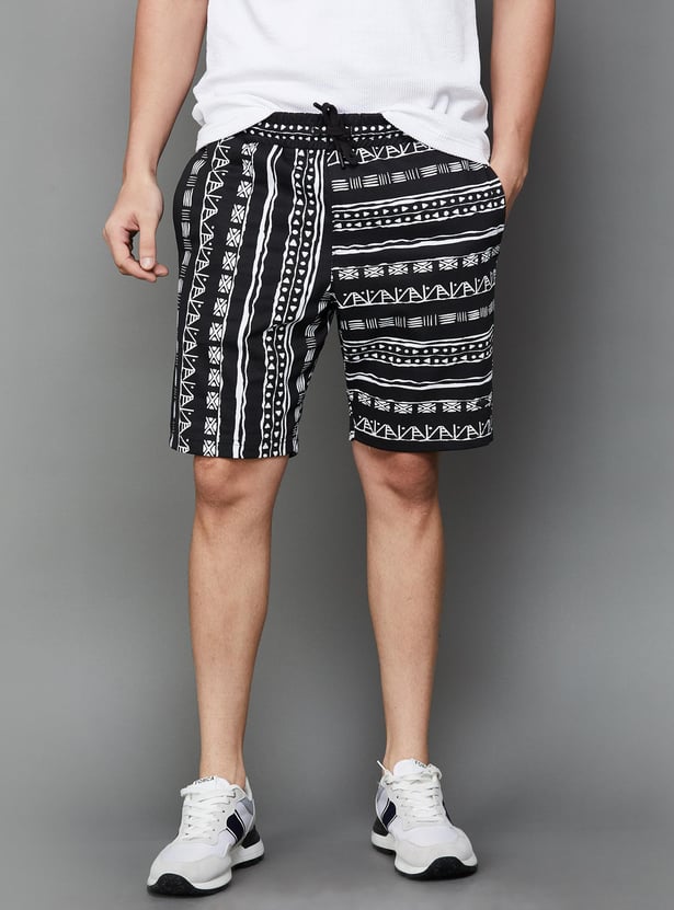 FORCA Men Printed Regular Fit Shorts