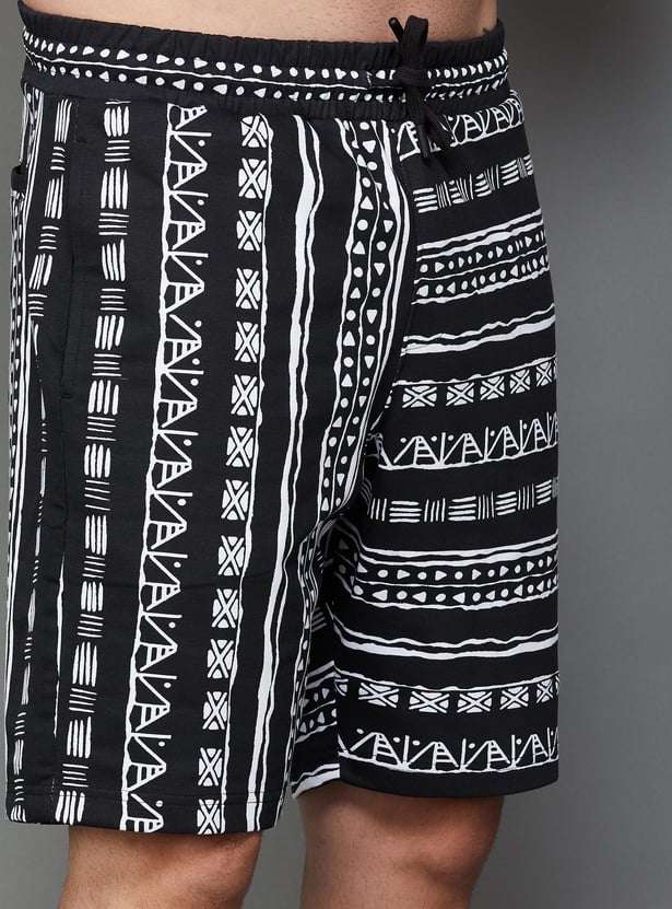 FORCA Men Printed Regular Fit Shorts