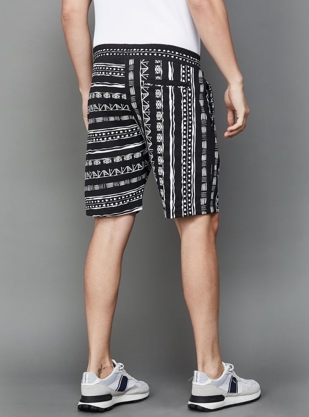 FORCA Men Printed Regular Fit Shorts