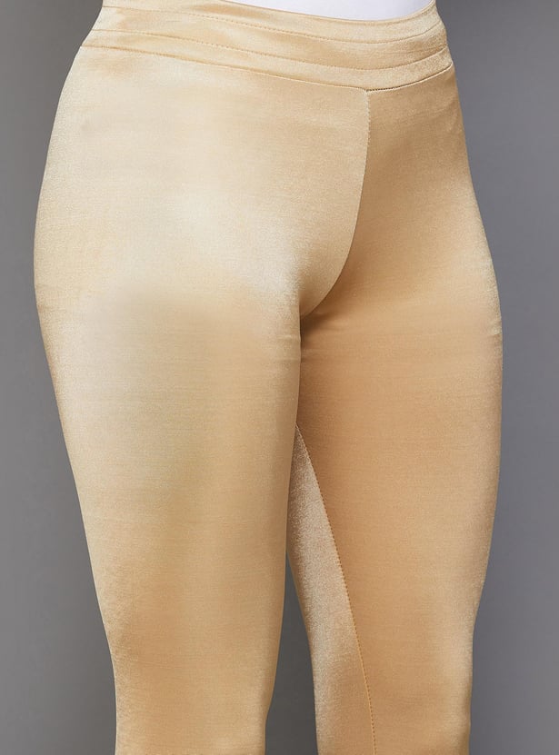 BIBA Women Solid Ankle-Length Leggings