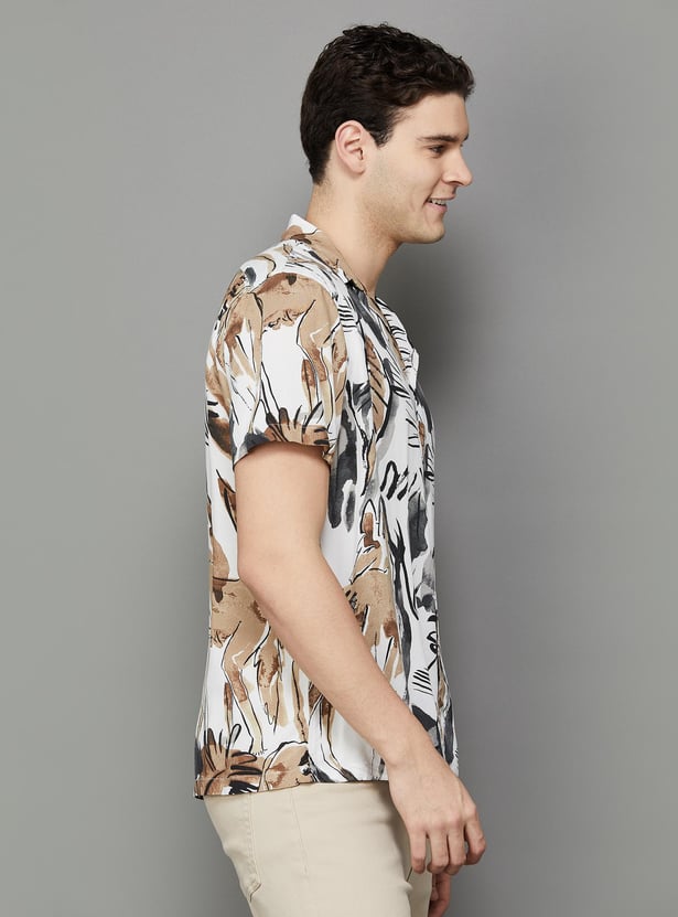 CELIO Men Printed Resort Shirt