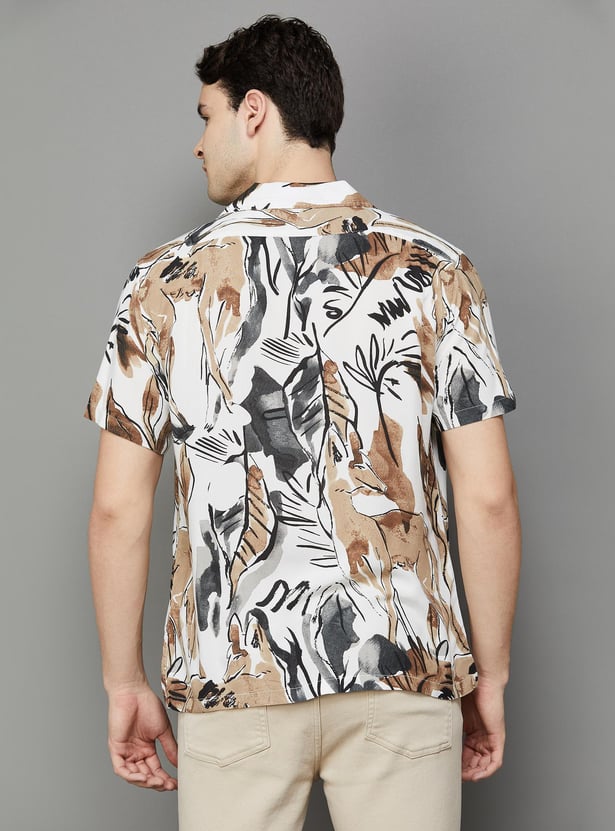CELIO Men Printed Resort Shirt