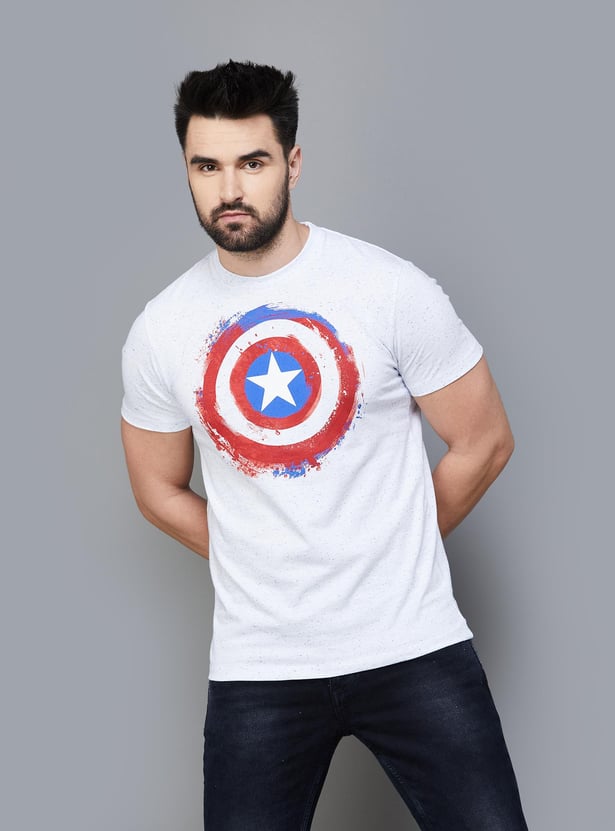 Captain america t shirt mens uk hotsell