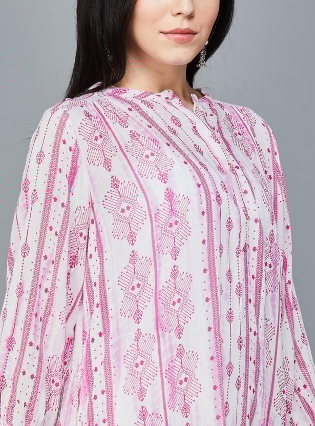 W Women Printed Straight Kurta