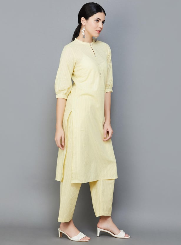 AURELIA Women Striped Kurta Set