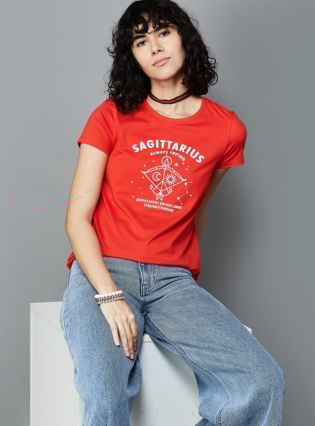 FAME FOREVER Women Typographic Printed T-Shirt