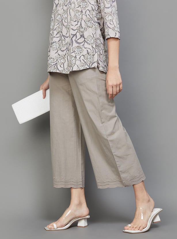 MELANGE Women Solid Palazzo
