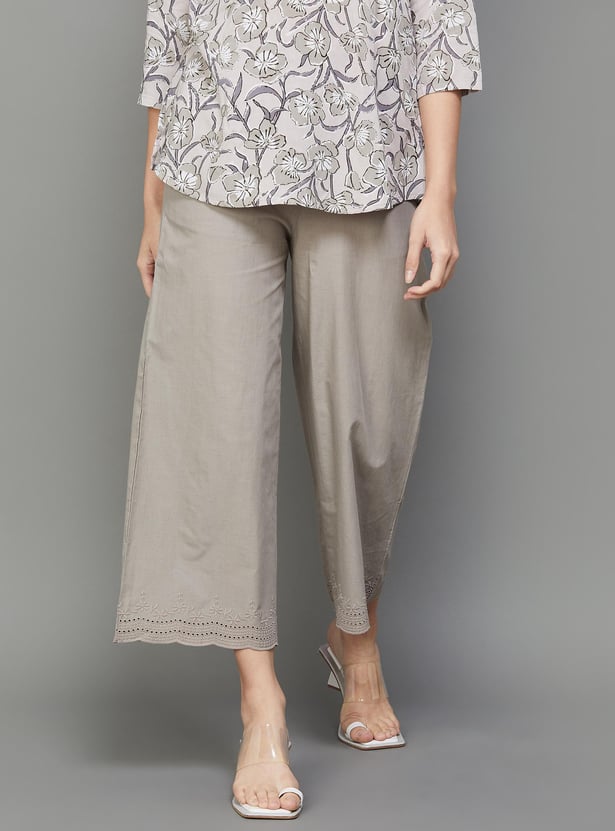 MELANGE Women Solid Palazzo