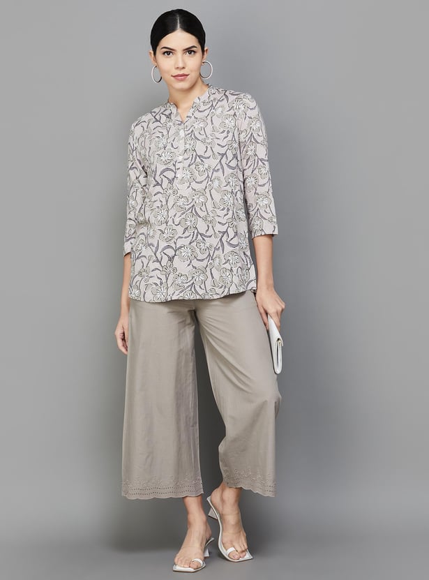 MELANGE Women Solid Palazzo