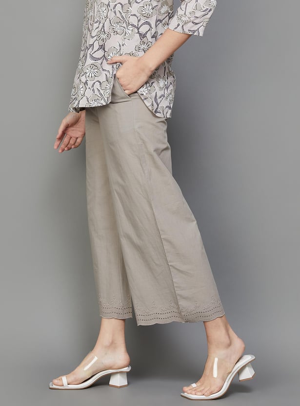 MELANGE Women Solid Palazzo
