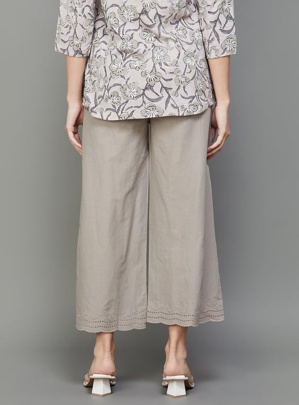 MELANGE Women Solid Palazzo