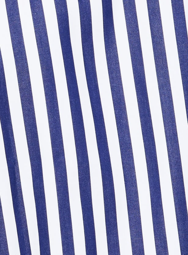 ALLEN SOLLY Men Striped Slim Fit Shirt