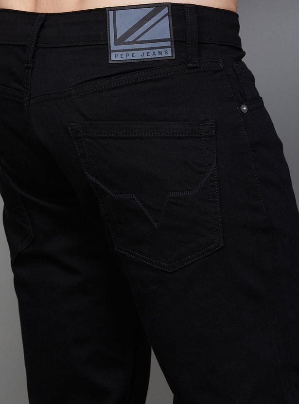 PEPE JEANS Men Solid Regular Tapered Jeans