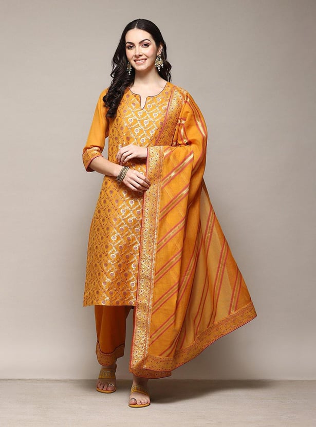 BIBA Women Ethnic Printed Kurta Set