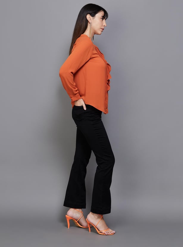 KRAUS Women Dark Washed Bootcut Jeans