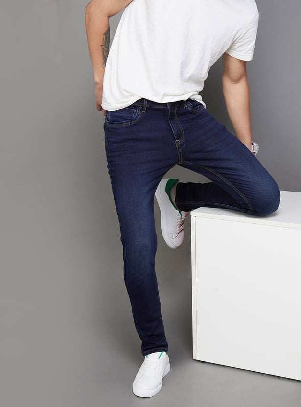DENIMIZE Men Dark Skinny Fit Jeans