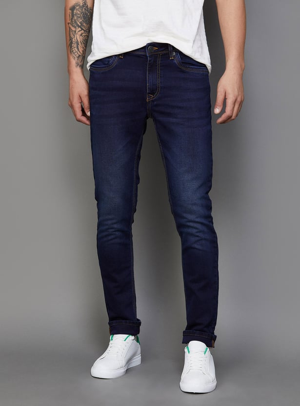 DENIMIZE Men Dark Skinny Fit Jeans