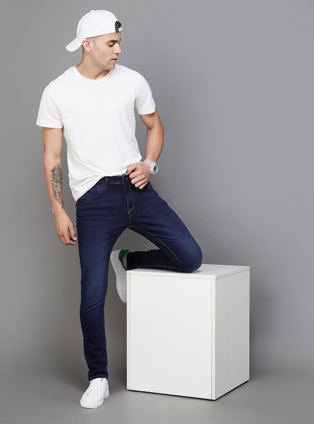 DENIMIZE Men Dark Skinny Fit Jeans