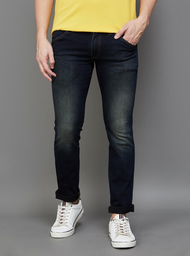 LEVI'S Men Stonewashed Skinny Fit Jeans