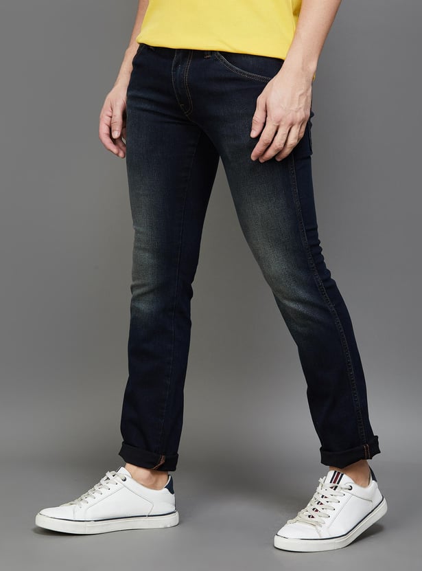 LEVI'S Men Stonewashed Skinny Fit Jeans