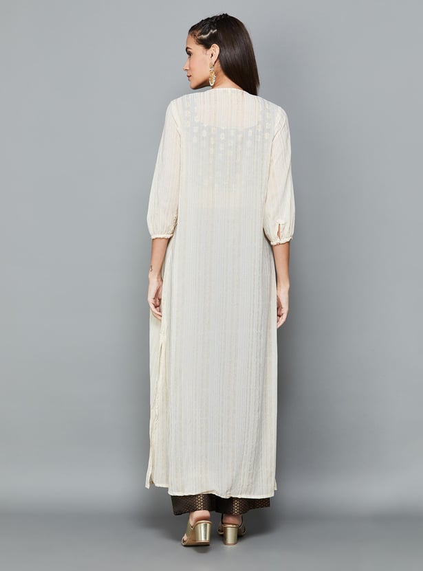 GLOBAL DESI Women Embellished Shrug
