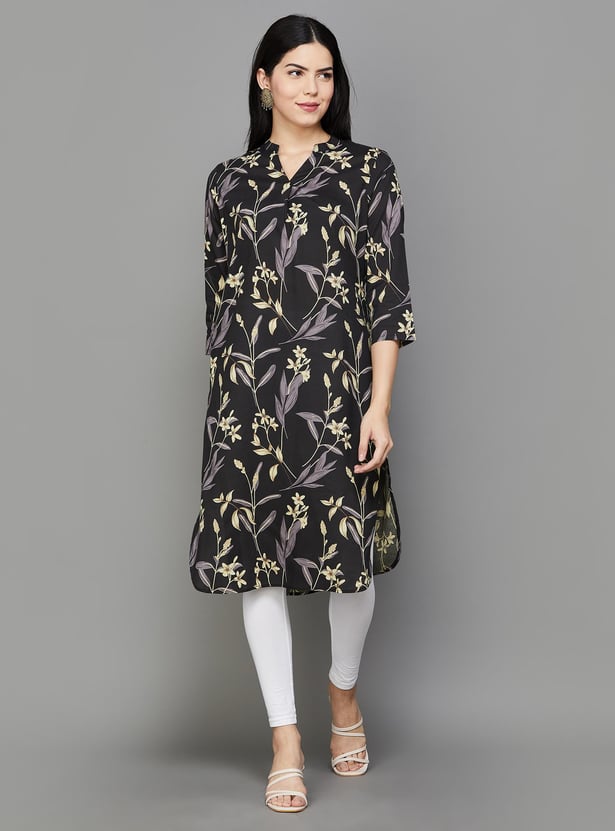 MELANGE Women Printed Straight Kurta