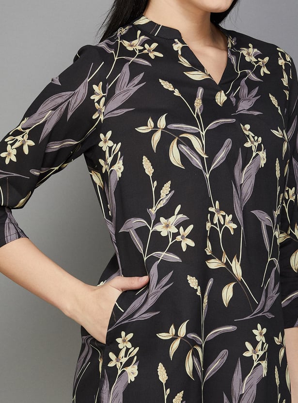 MELANGE Women Printed Straight Kurta