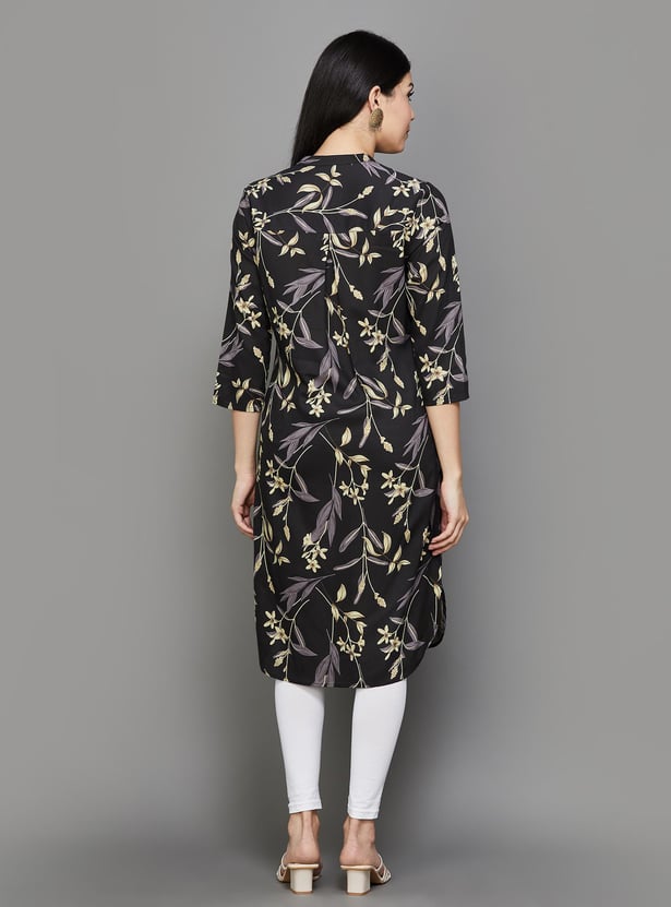 MELANGE Women Printed Straight Kurta