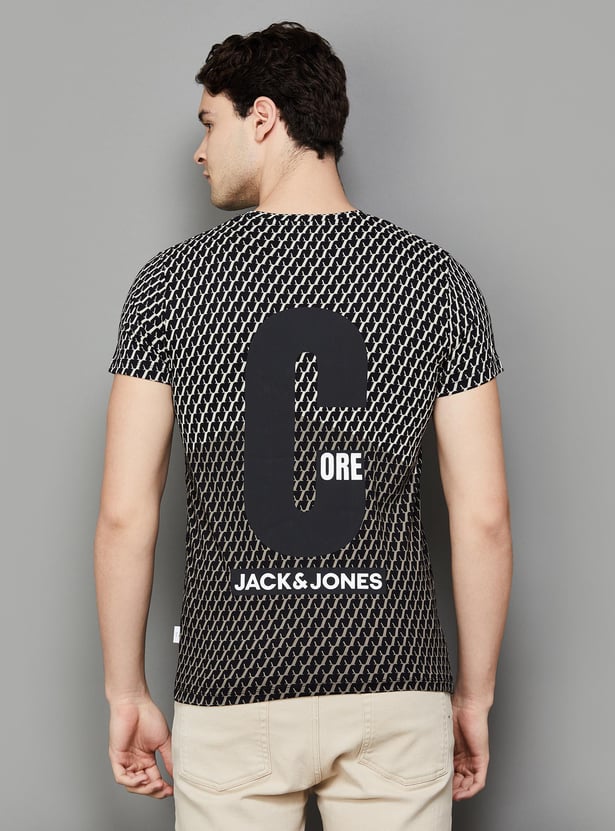 JACK & JONES Men Printed Regular Fit T-shirt