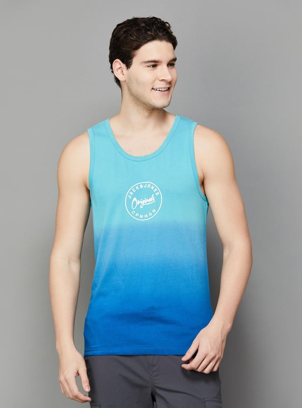 JACK & JONES Men Printed Regular Fit T-shirt