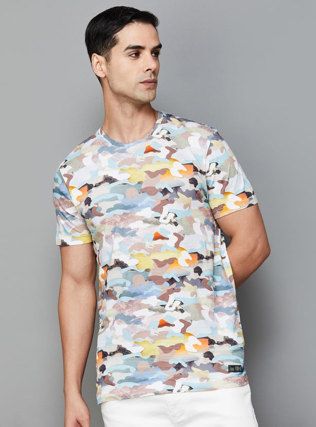 BEING HUMAN Men Printed Regular Fit T-Shirt