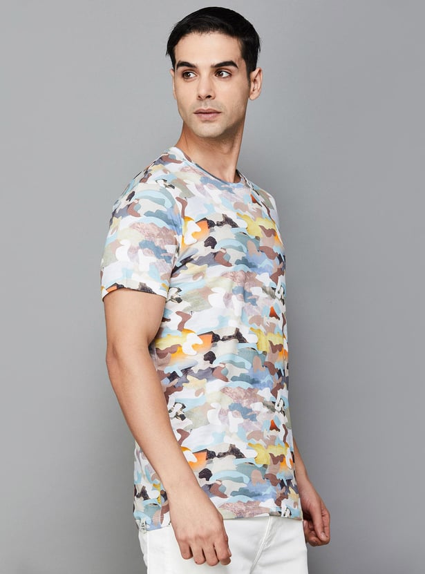 BEING HUMAN Men Printed Regular Fit T-Shirt