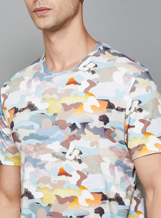 BEING HUMAN Men Printed Regular Fit T-Shirt