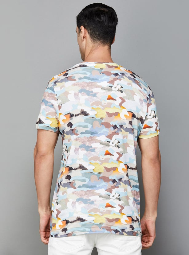 BEING HUMAN Men Printed Regular Fit T-Shirt