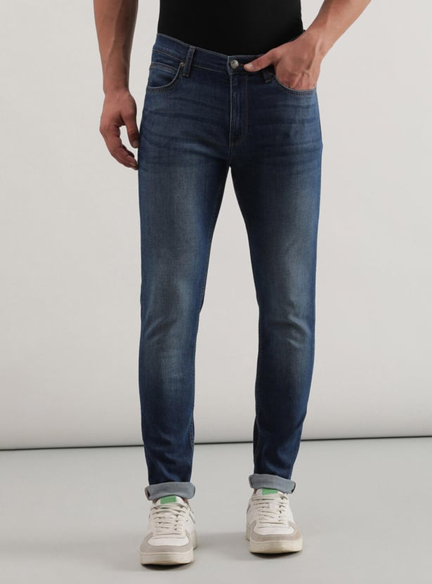 LEE Men Stonewashed Bruce Jeans (Skinny)