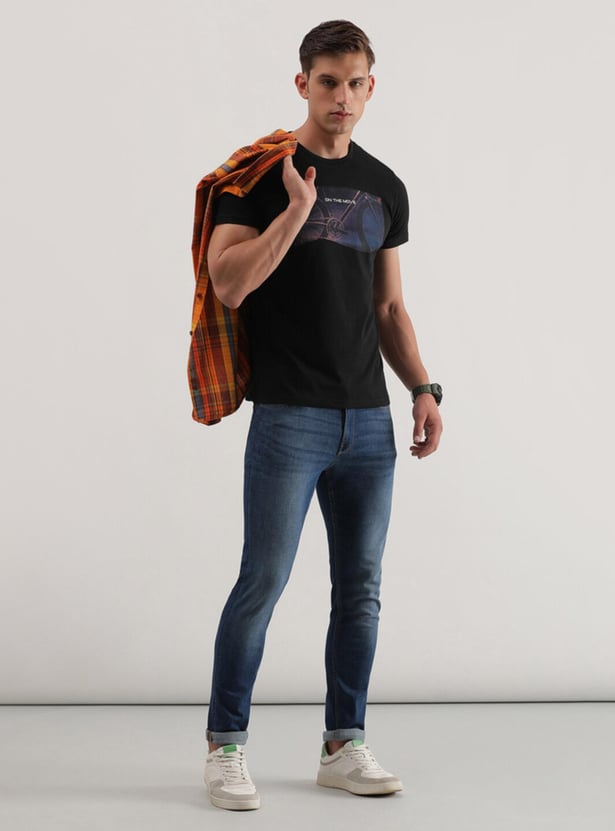 LEE Men Stonewashed Bruce Jeans (Skinny)