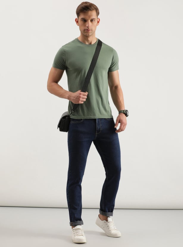 LEE Men Solid Travis Jeans (Slim)