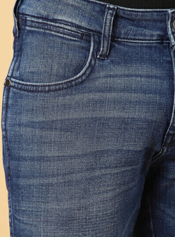 WRANGLER Men Stonewashed Skanders Jeans (Slim)