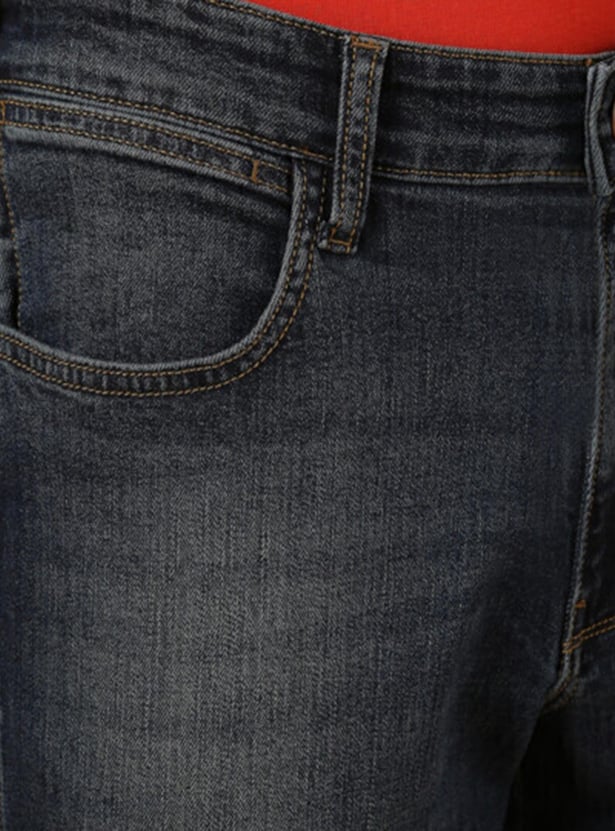 WRANGLER Men Stonewashed Millard Jeans (Straight)