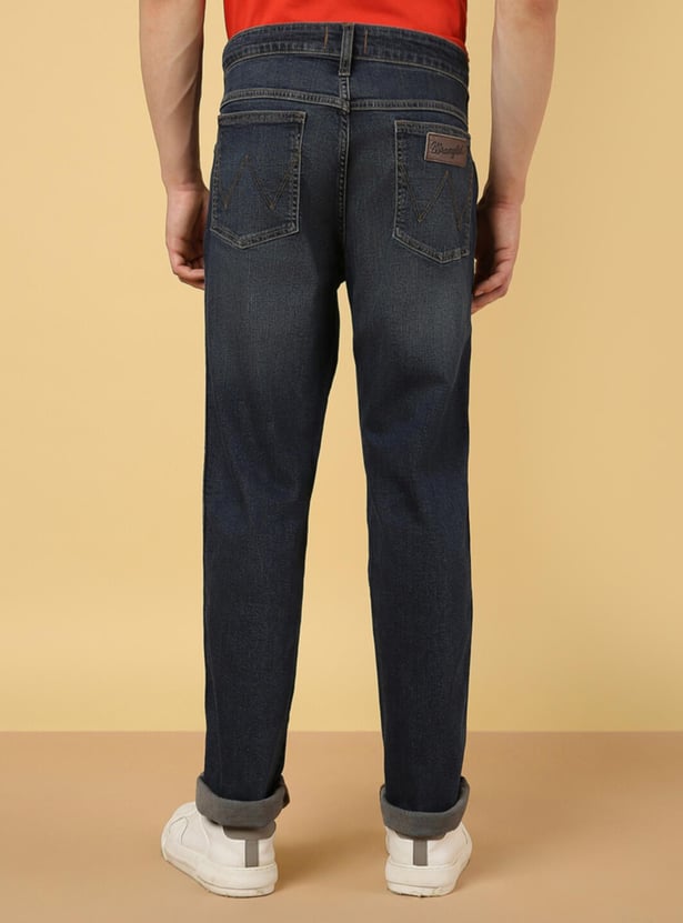 WRANGLER Men Stonewashed Millard Jeans (Straight)