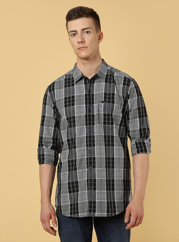 WRANGLER Men Checked Regular Fit Casual Shirt
