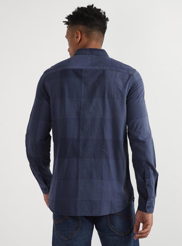 LEE Men Checked Slim Fit Shirt