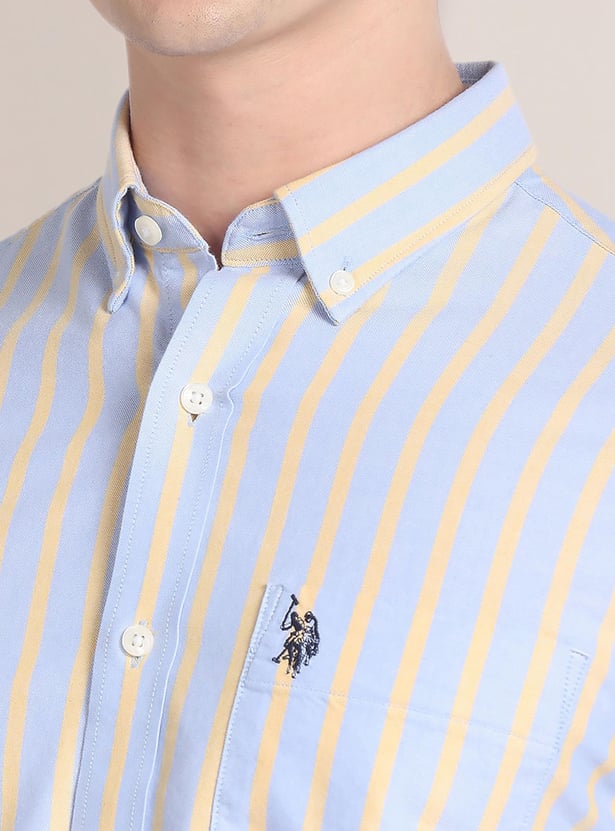 U.S. POLO ASSN. Men Striped Regular Fit Casual Shirt