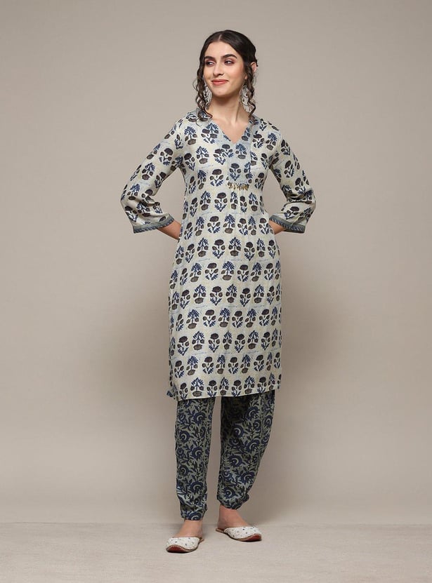 BIBA Women Floral Printed Kurta Set