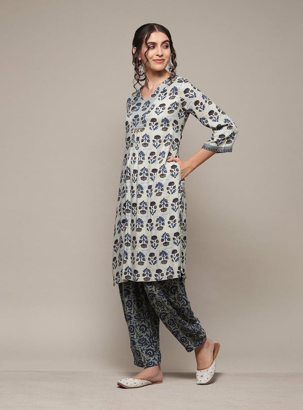 BIBA Women Floral Printed Kurta Set